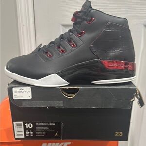 New Air Jordan 17+ Retro
Black/Gym-Red-White
Size 10 Men